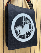 画像をギャラリービューアに読み込む, デニムショルダーバッグ