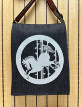 画像をギャラリービューアに読み込む, デニムショルダーバッグ