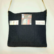 画像をギャラリービューアに読み込む, 倉敷デニムショルダーバッグ- 青海波(せいがいは) - 紺色