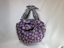 画像をギャラリービューアに読み込む, 風呂敷(大) - 梅・松竹(うめ・しょうちく) - 藤紫色×利休色