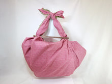 画像をギャラリービューアに読み込む, 風呂敷(大) - 鮫小紋(さめこもん)・麻の葉(あさのは) - 赤色×利休色