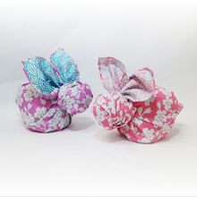 画像をギャラリービューアに読み込む, 風呂敷(大) - 桜・青海波(さくら・せいがいは) - 桃色×薄墨色