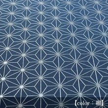 画像をギャラリービューアに読み込む, 御朱印帳 - 麻の葉(あさのは) - 紺色