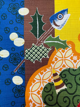 画像をギャラリービューアに読み込む, 小風呂敷　節分 赤鬼と青鬼
