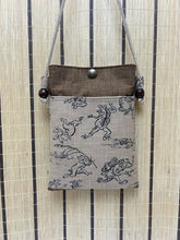 画像をギャラリービューアに読み込む, う布ふオリジナル　スマホサコッシュ　鳥獣戯画
