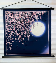 이미지를 갤러리 뷰어에 로드 , 小風呂敷　月夜のしだれ桜
